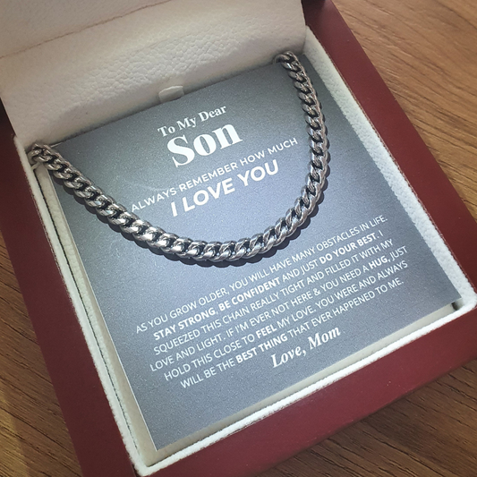 Cuban Chain for Son from Mom